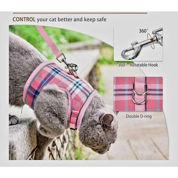 NWT PUPTEK CATS LEASH AND HARNESS SET - Picture 4 of 8